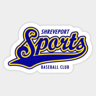 Defunct Shreveport Sports Baseball Sticker